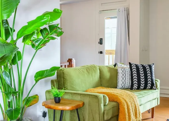Сasa de vacaciones Bamboo By Jungle House Near Convention Center Osu & Nationwide Arena Walk To High Street Downtown & Short North 5 800 Reviews Private Parking