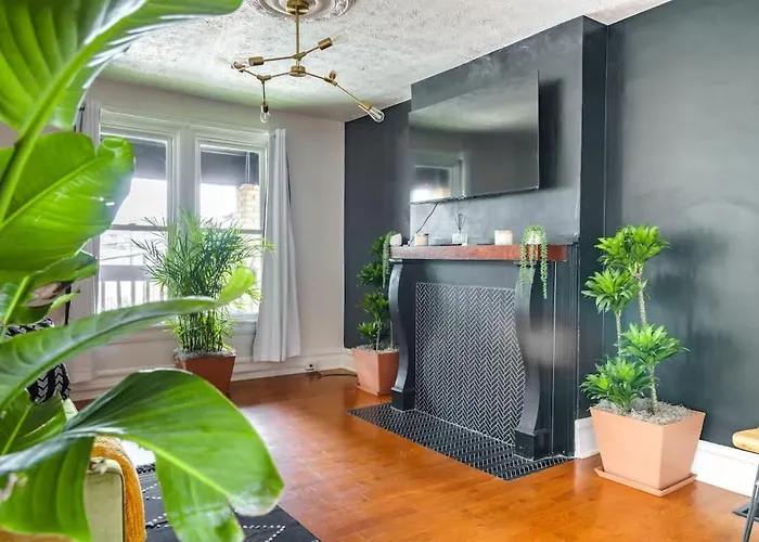 Bamboo By Jungle House Near Convention Center Osu & Nationwide Arena Walk To High Street Downtown & Short North 5 800 Reviews Private Parking Сasa de vacaciones *